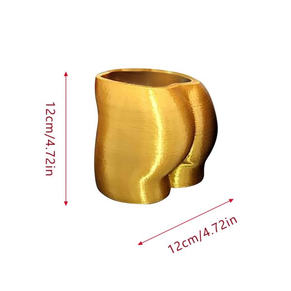 vasi da fiori insoliti in resina nordici con forma di sedere 5